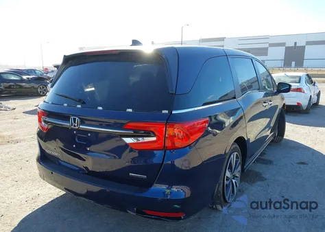 2022 Honda Odyssey Touring z USA, uszkodzony, nr VIN 5FNRL6H81NB001565